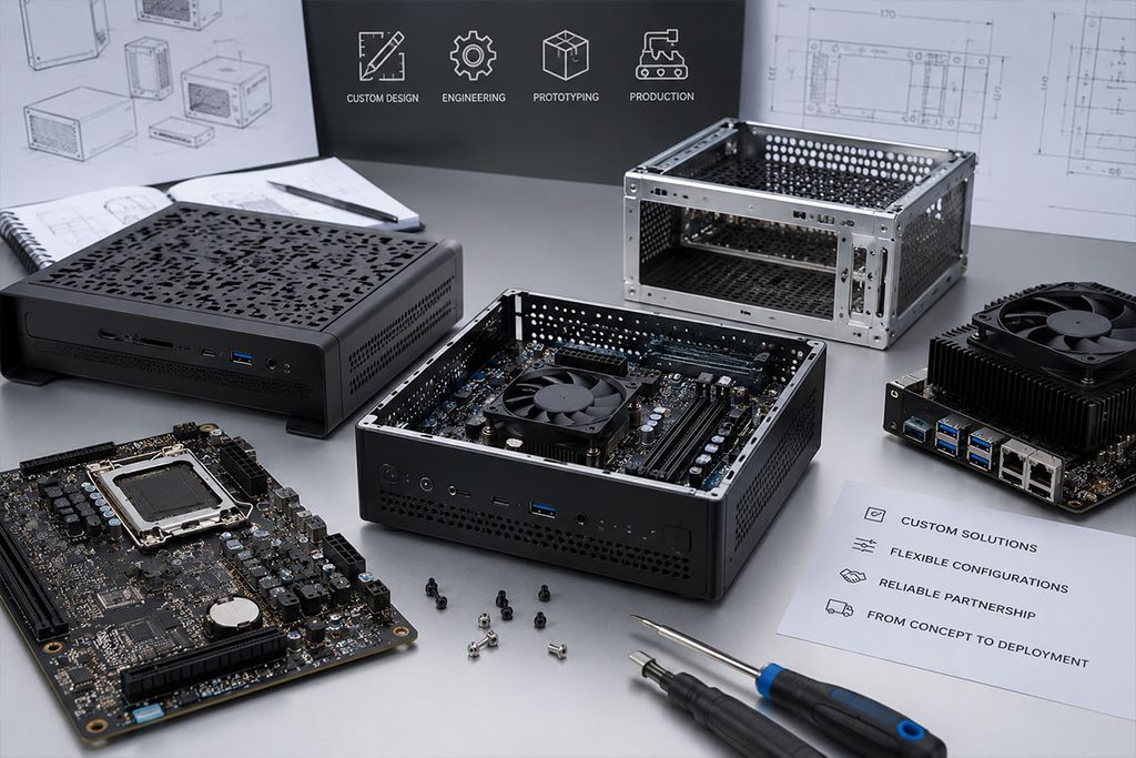 Tailor-made computing solutions designed to meet the specific technical, industrial and commercial requirements of our partners.